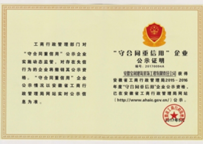 企業(yè)榮譽(yù)